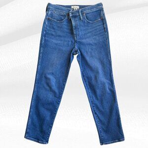 Madewell Stovepipe Jeans 31 Medium Wash Fair Trade Certified Straight Leg Denim